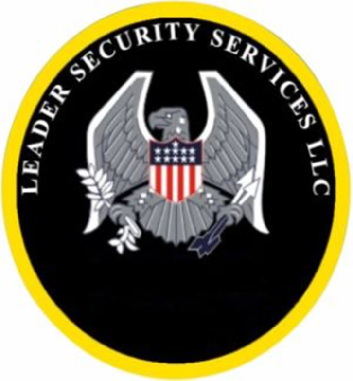 Leader Security Services LLC circular emblem